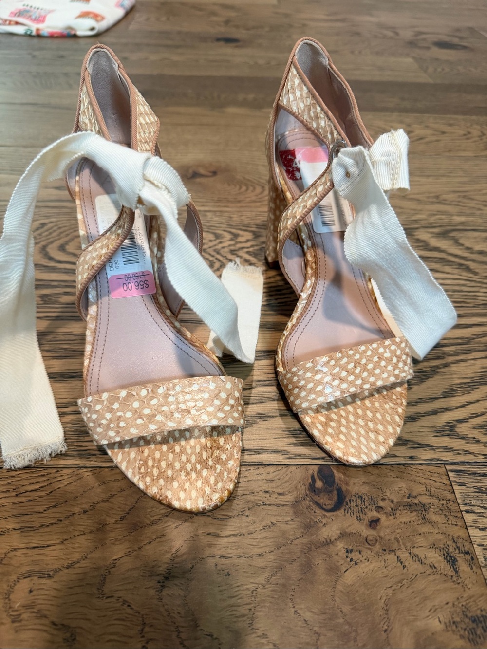Polka dot heels